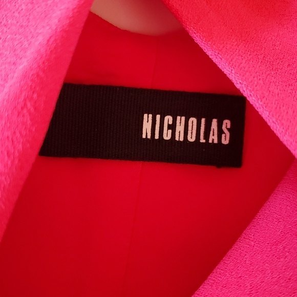 NWOT Nicholas Womens Crepe Twist Front Top Blouse Sleeveless Halter Style Size 4 - Picture 11 of 12